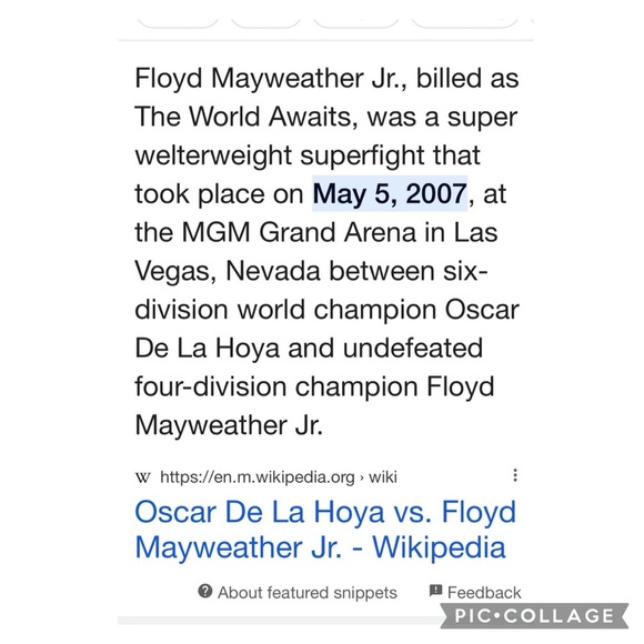 Rare 2007 HBO Boxing Navy De La Hoya Mayweather 24/7 Hat OS - Picture 8 of 8